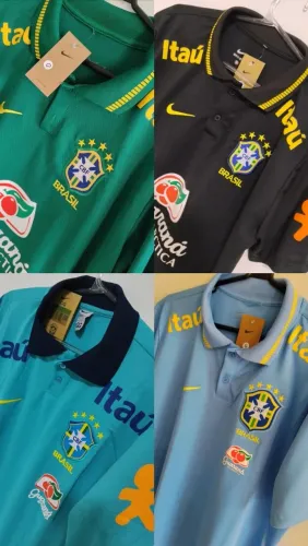 Camisa polo seleção brasileira