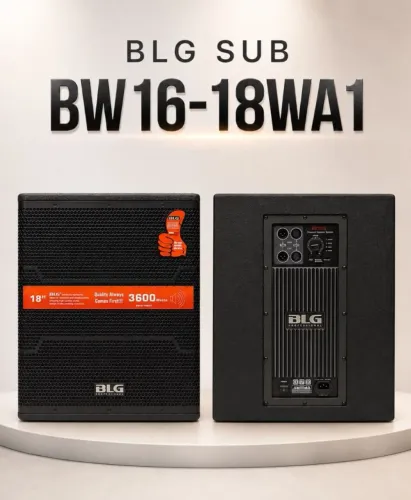  Subwoofer BLG ativo 18 polegadas 3600w nova na,caixa