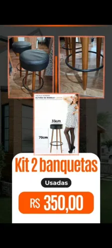Banqueta estofada