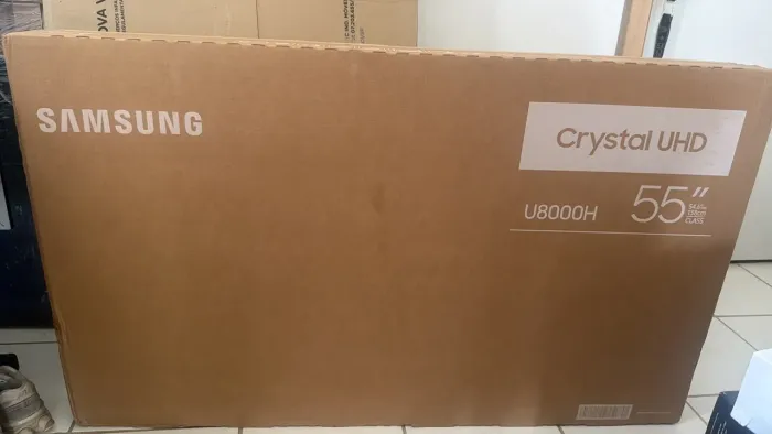 Tv smart 55 Samsung crystal lacrada com nota fiscal