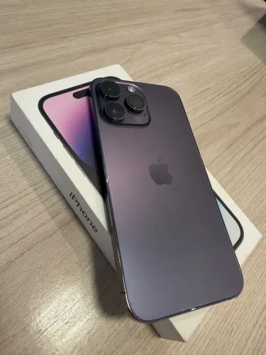 IPHONE 14 PRO MAX 128GB - BATERIA 100% - NA CAIXA
