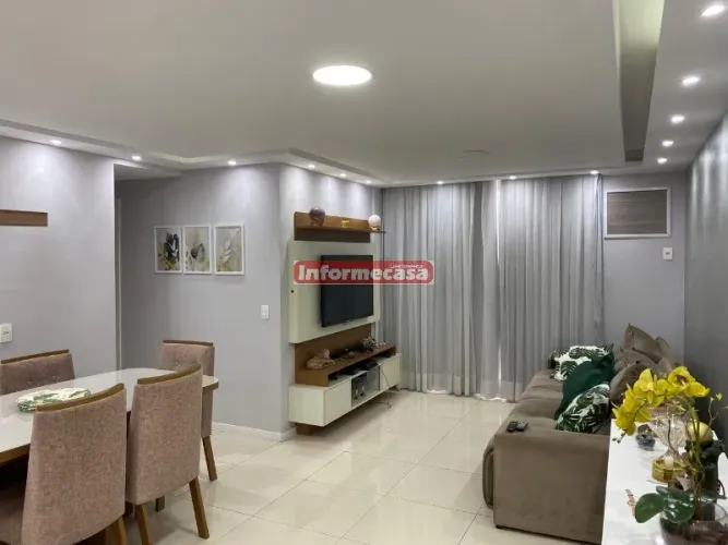 SPAZIO 4 QUARTOS, MOBILIADO Apartamento à venda no Centro de Nova Iguaçu-RJ: 4 quartos, 1