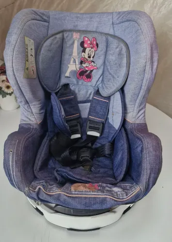 Cadeira Para Auto - De 0 a 18 Kg - Disney - Revo - Minnie - Denin - Team Tex
