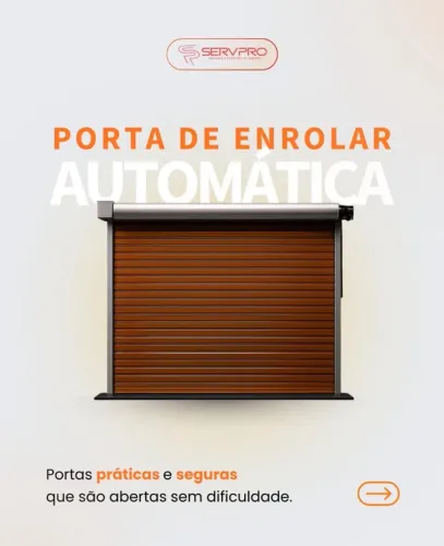 Porta de Enrolar automática