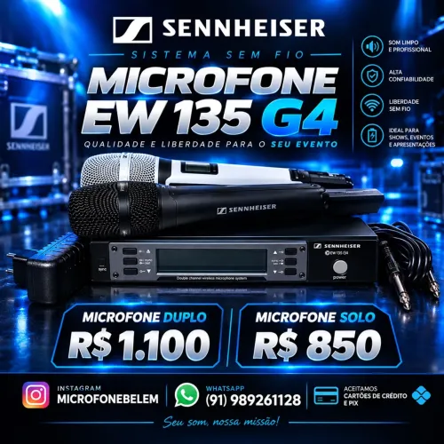 MICROFONE DUPLO