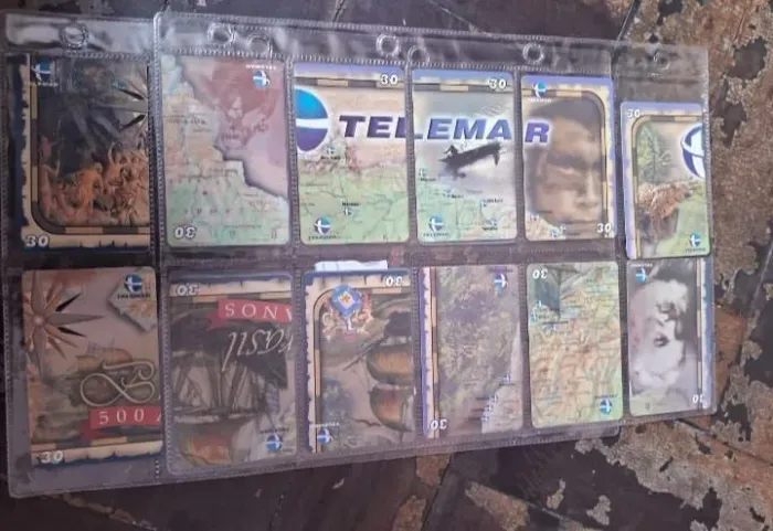 Cartão telefônico de orelhão 