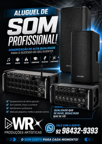 Aluguel de Som Profissional para Eventos