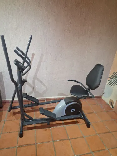 Elíptico com bicicleta