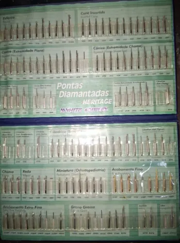 Brocas Pontas Diamantas nunca usadas