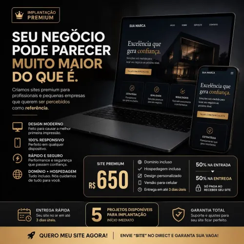 CRIAMOS SITE PARA SUA EMPRESA 