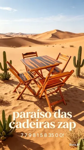Mesas dobráveis em madeira maciça 
