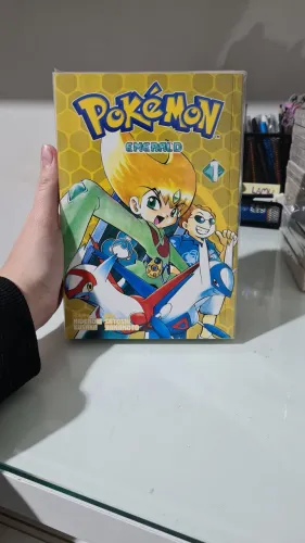 Mangás Pokemon Emerald 3 volumes Coleção completa, panini