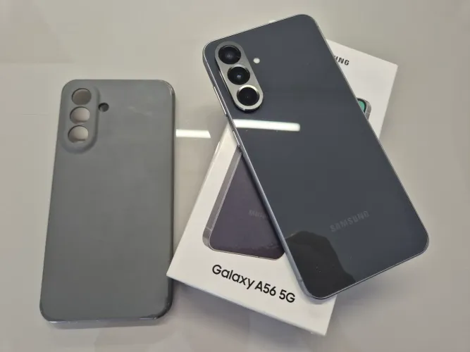 Galaxy A56 5G como Novo Caixa e NF