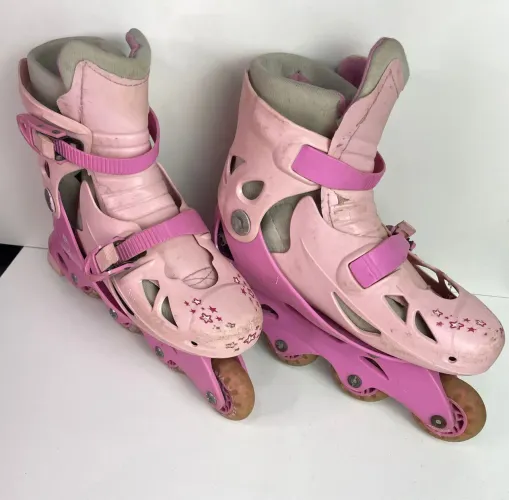 Patins infantil rosa
