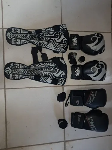 luvas12oz caneleira e bandagem
