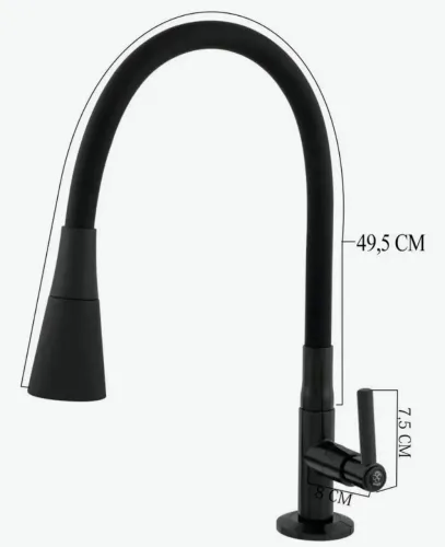 Torneira Cozinha Gourmet Flexível 