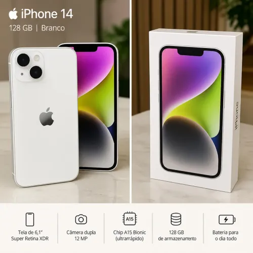 iPhone 14 - Branco 128G