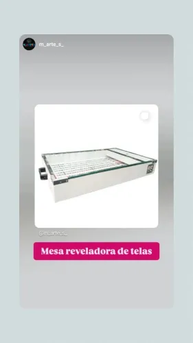 Mesa Reveladora de Telas (LED)