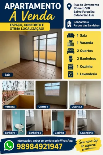VENDO APARTAMENTO NA FORQUILHA