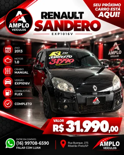 Renault Sandero Expression Hi-flex 1.0 16V 5P 2013
