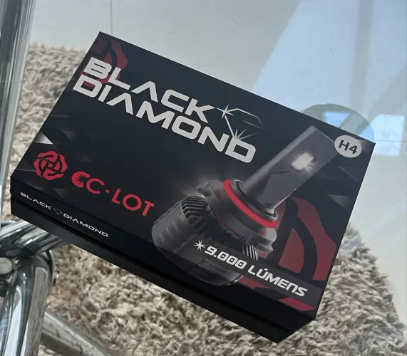 Lâmpada LED black diamond H4 cc kot - 9.000 lúmens