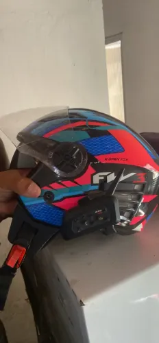 Capacete FW3 OpenForce C/ intercomunicador