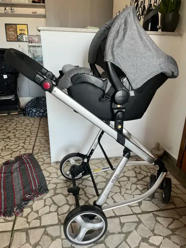 Safety 1st, Travel System Mobi NV Trio, Grey Denim Silver