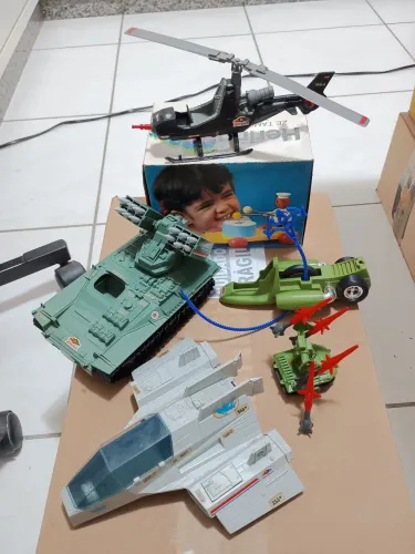 Comandos em Ação Estrela Tanque Helicóptero Torpedo Bate Bumbo Hering 