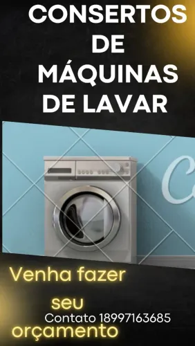 Faço concerto de máquina de lavar 