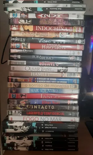 Lote com 28 filmes dvd