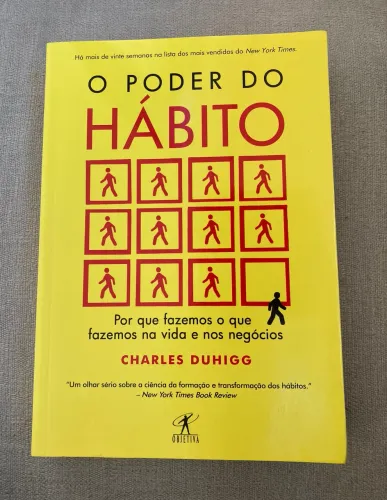    Livro O Poder do Hábito em ótimo estado