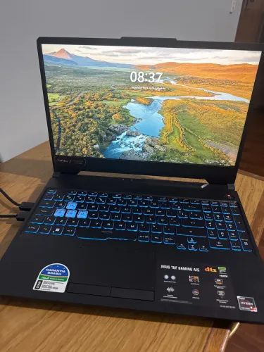 Notebook Gamer ASUS TUF Gaming A15, AMD RYZEN 7, RTX 3050, 8GB RAM, 512GB SSD, Li