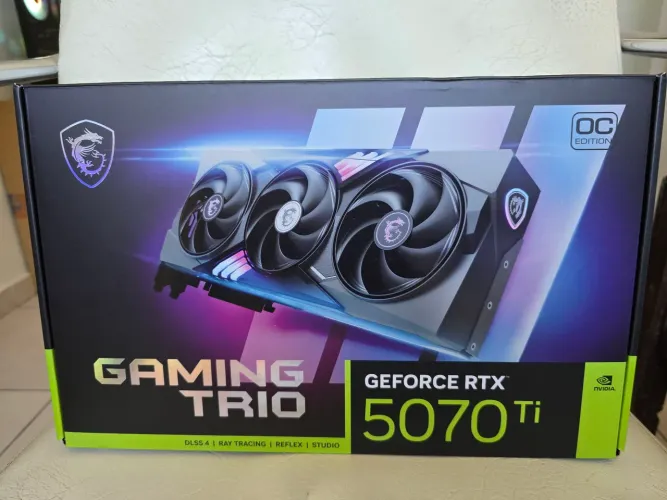 RTX 5070 TI (*ACEITO TROCAS*) POSSUI NOTA FISCAL TERABYTE E GARANTIA COMPLETA NA CAIXA