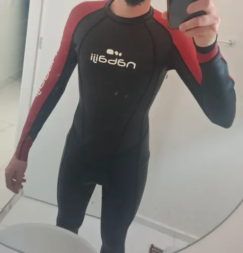 Roupa Neoprene Nabaiji Águas Abertas / Natação / Triathlon - Usada 1x [Tamanho M]
