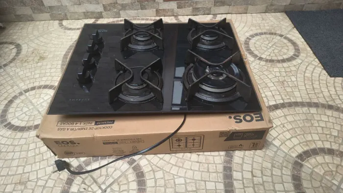 Fogão cooktop 4 bocas