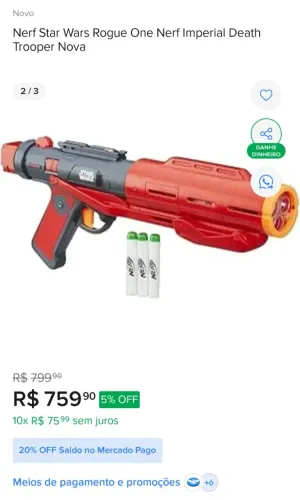 Nerf imperial deat troop 