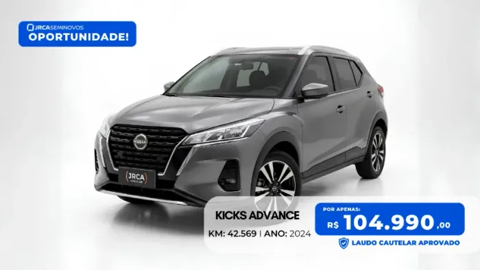 Nissan Kicks Advance 1.6 16V Flex AUT 2024