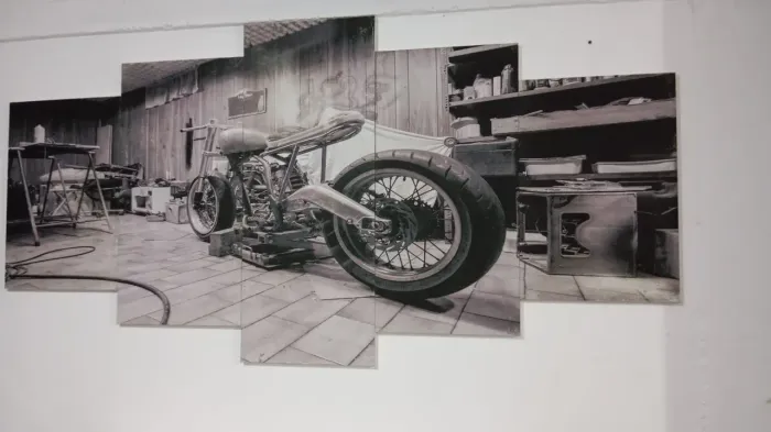 Quadro  de moto para sua sala ou quarto 