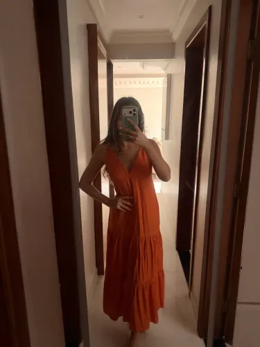 Vestido farm longo 