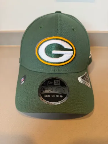 Boné New Era Green Bay Packers 9forty 940 NFL Team Logo Cor Verde