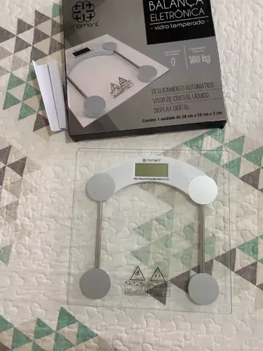 Balança Corporal Digital Até 180kg Com Vidro Temperado Premium NOVA