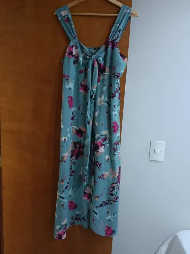 Vestido blusa com abertura frontal G usado 1 vez 
