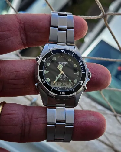 Relógio Technos Skydiver T206.06 Anos 90