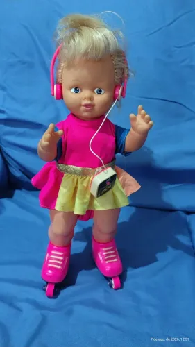 Rara Boneca Lu Patinadora antiga Anos 90 - itens originais