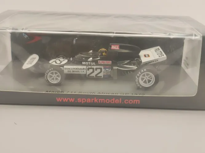 Miniatura F1 Spark March 711 Carlos Pace 1972 1:43