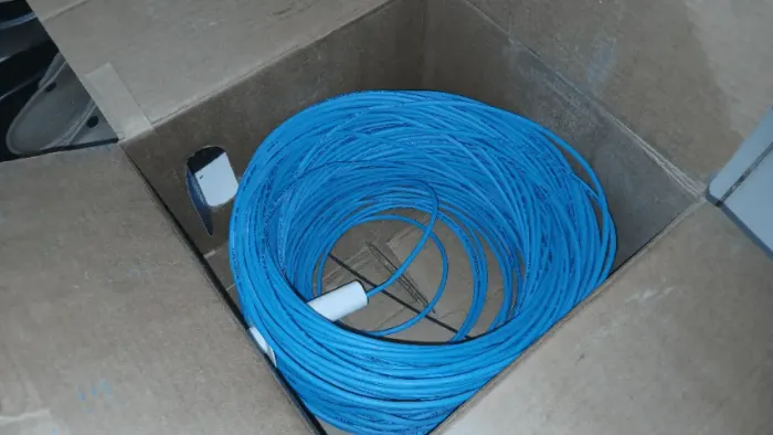 Cabo de Rede SilFios Cat5e Azul +250m+ R$2/metro + Brinde