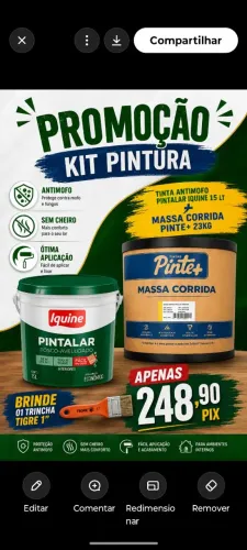 Tinta ANTIMOFO PINTALAR+ Massa corrida 23kg PROMOÇÃO 248.90 Bairro Cidade nova BH