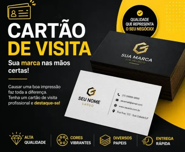 Cartão de Visita + Cartão Virtual Interativo