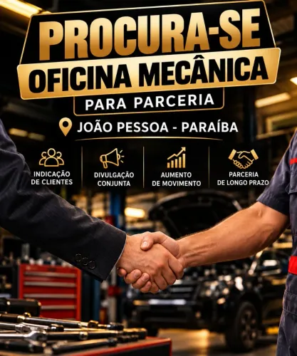 Procura-se parceria de oficina mecânica