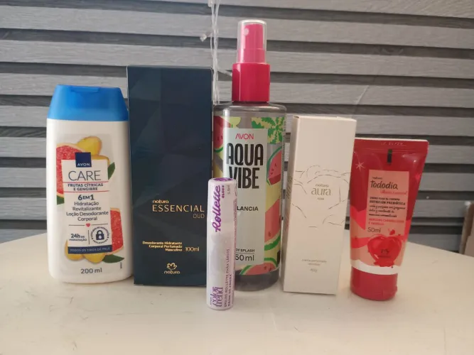 Kit com natura e avon